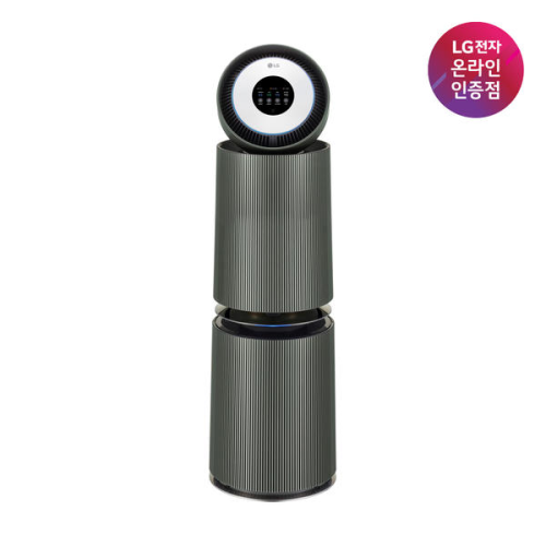 LG 공식판매점 퓨리케어 오브제컬렉션 AI+ 360도 공기청정기 AS355NGNA 네이처그린